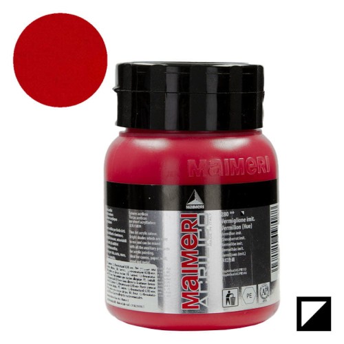 Farba akrylowa Maimeri Acrilico 500 ml - 280 Vermilion (Hue)