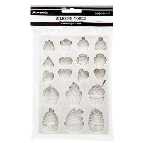 Foremka silikonowa Stamperia A5 - Coffee and Chocolate sweets