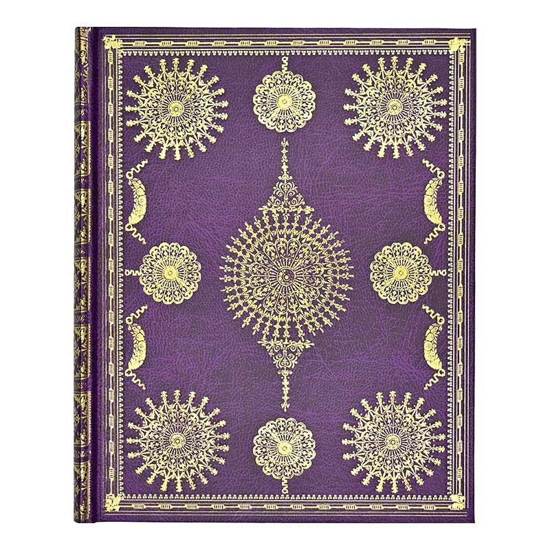 Notatnik-Peter-Pauper-Press-złocony-19-x-23-cm-linie-Wersal-01