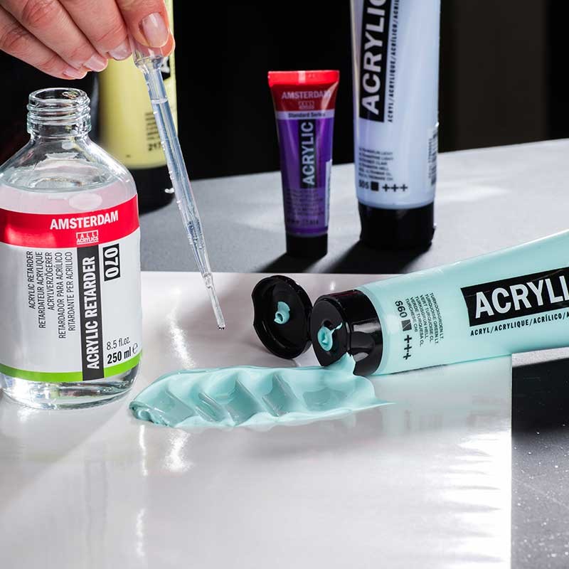 Farba akrylowa Amsterdam Acrylic 120 ml 672 Reflex green 03