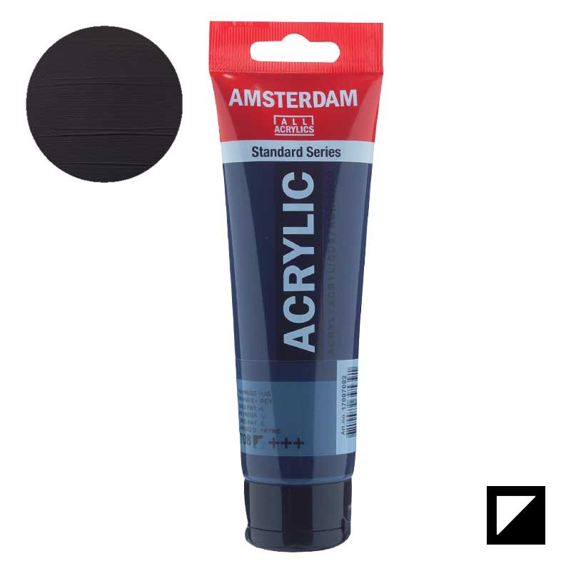 Farba akrylowa Amsterdam Acrylic 120 ml 708 Payne's grey 01
