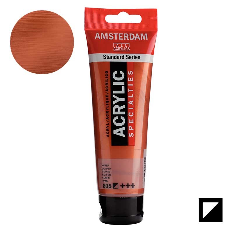 Farba akrylowa Amsterdam Acrylic 120 ml - 805 Copper