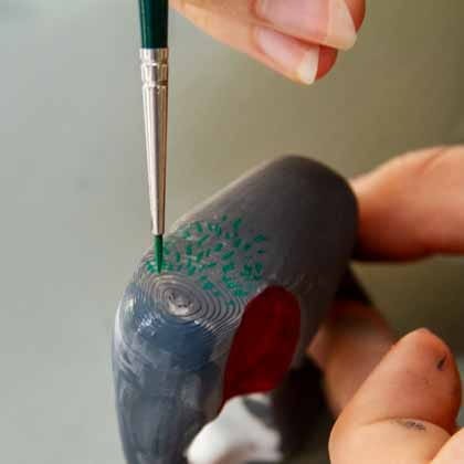 Pędzle syntetyczne do figurek i miniatur da Vinci NOVA zestaw 5354 - 4 szt. - okrągłe.04