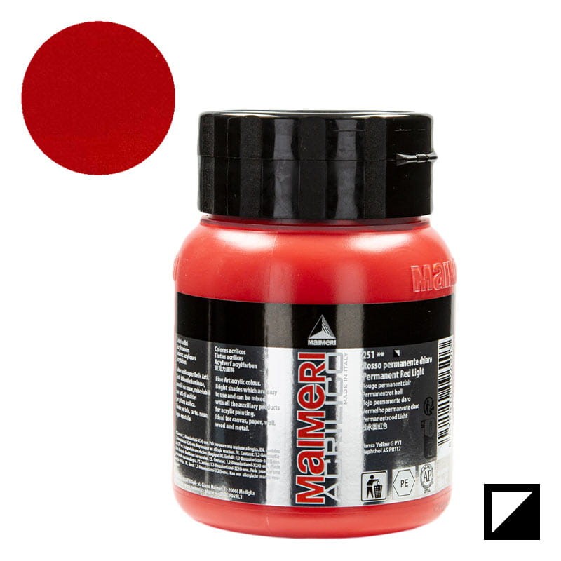 Farba-akrylowa-Maimeri-Acrilico-500-ml-251-Permanent-red-light
