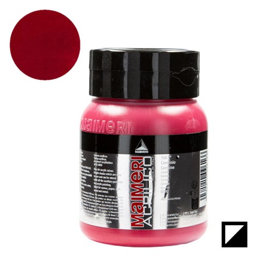 Farba akrylowa Maimeri Acrilico 500 ml - 166 Carmine