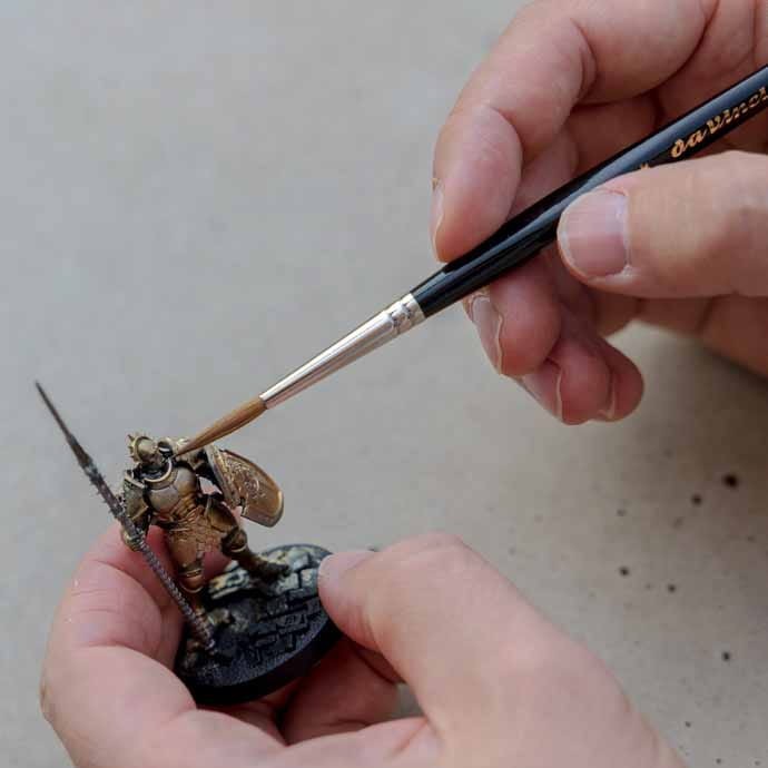 Pędzle-naturalne-do-figurek-i-miniatur-da-Vinci-MAESTRO-Tobolsky-Kolinsky-zestaw-5352-4-szt.-okrągłe.04