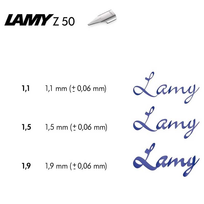 Pióro wieczne do kaligrafii Lamy Joy czarne 1.9 mm 03