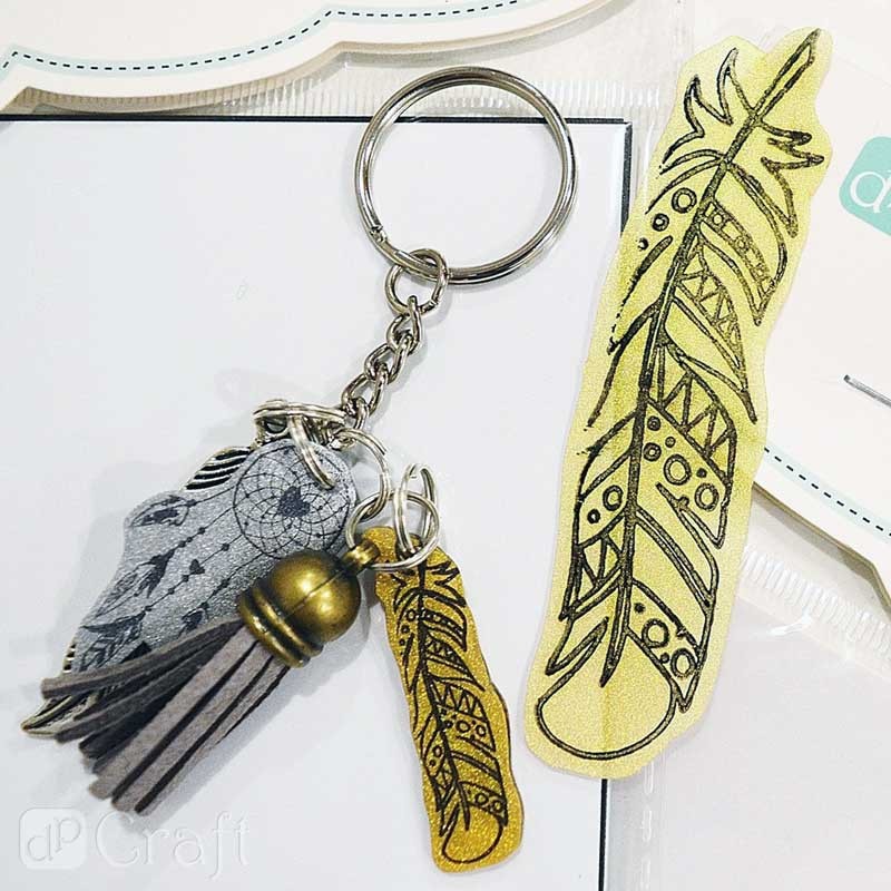 Folia termokurczliwa dpCraft shrink 6 szt. złota & srebrna 04