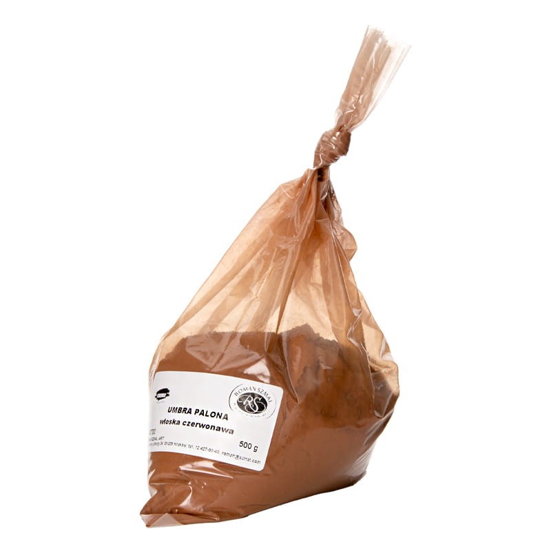 Pigment Umbra palona włoska czerwonawa 500 g 40700 Szmal 03