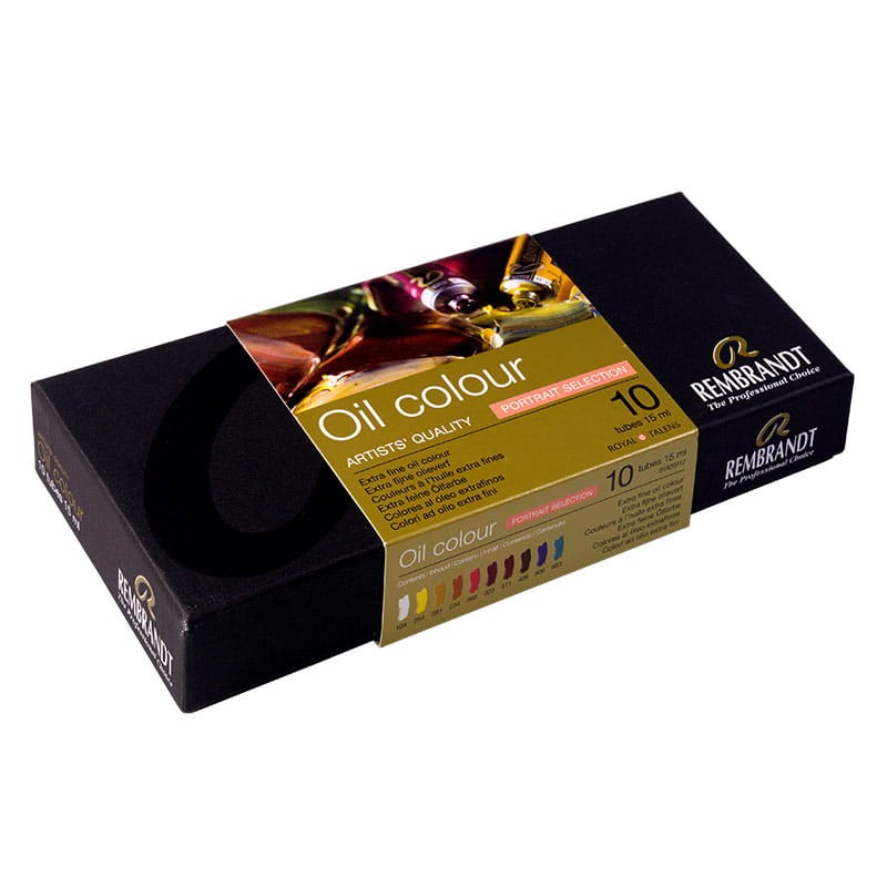 Farby olejne Rembrandt zestaw 10 x 15 ml - Portrait 05