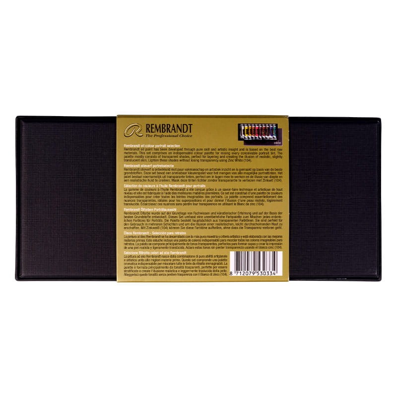 Farby olejne Rembrandt zestaw 10 x 15 ml - Portrait 06