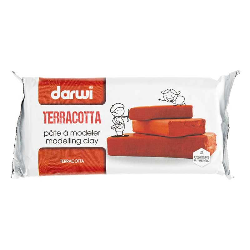 Glina, masa samoutwardzalna Darwi 1 kg - terracotta 02