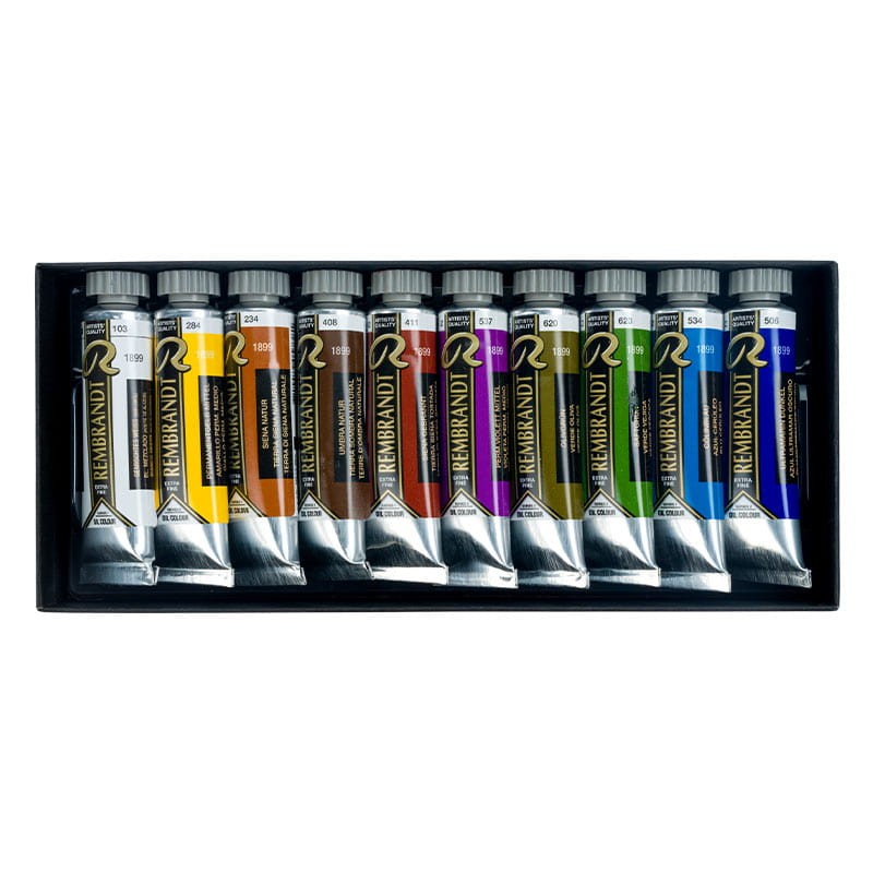 Farby olejne Rembrandt zestaw 10 szt. x 15 ml - Landscape 04