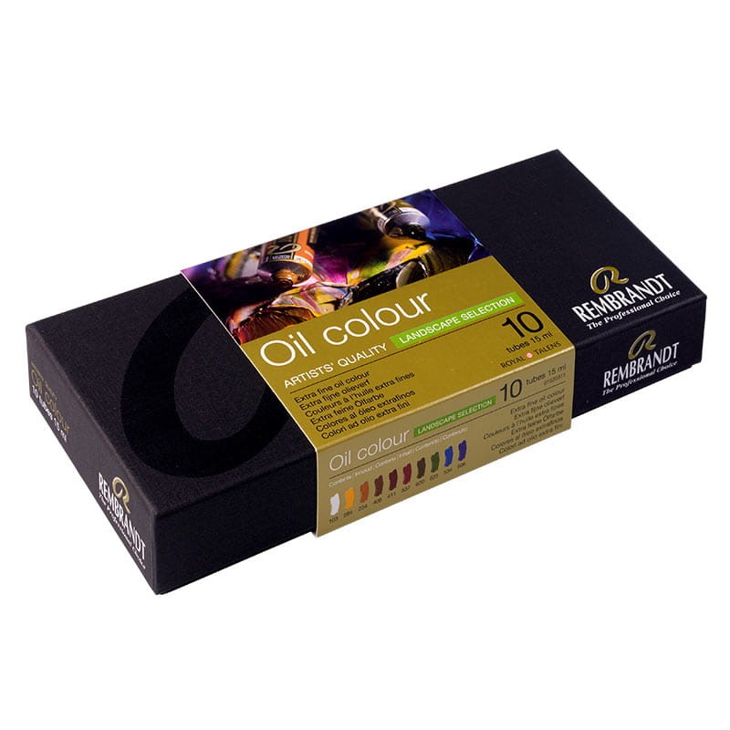 Farby olejne Rembrandt zestaw 10 szt. x 15 ml - Landscape 05