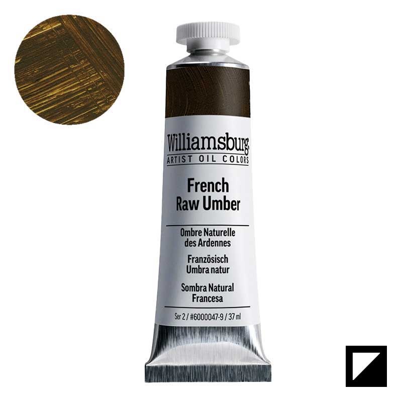 Farba olejna Williamsburg Artist Oil Colors 37 ml Italian Raw Umber 01