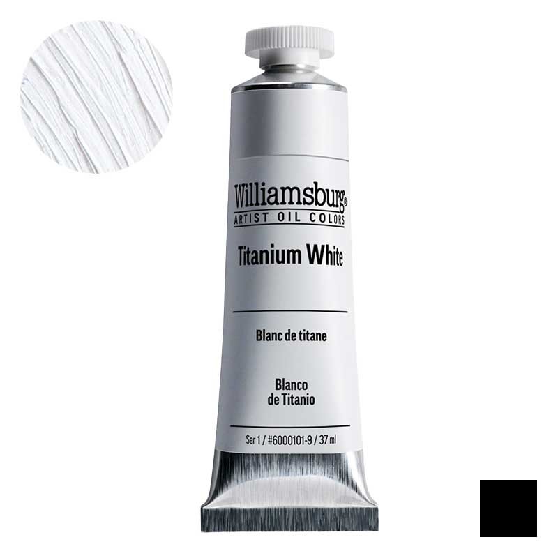 Farba olejna Williamsburg Artist Oil Colors 37 ml 0101 Titanium White 01