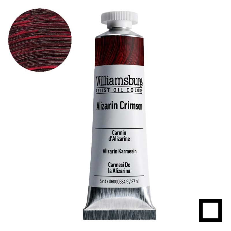 Farba olejna Williamsburg Artist Oil Colors 37 ml 0684 Alizarin Crimson 01