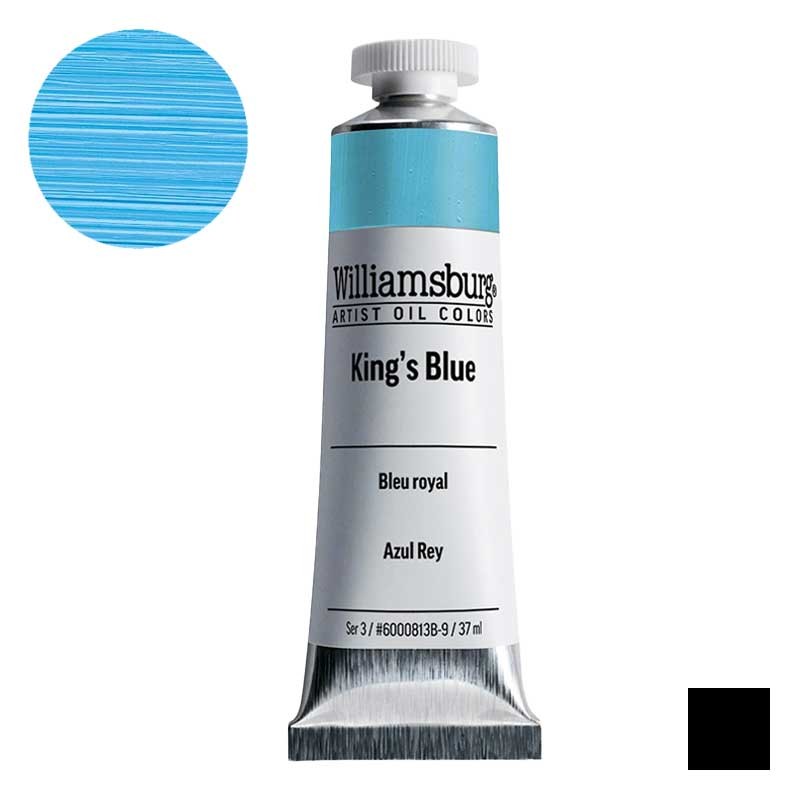 Farba olejna Williamsburg Artist Oil Colors 37 ml 0813 King's Blue 1