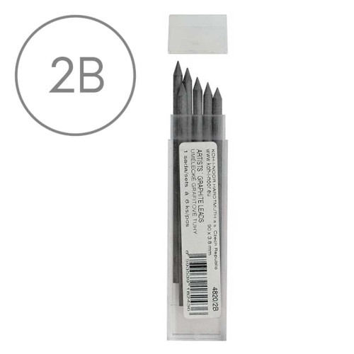Wkłady grafitowe 4820 Koh-I-Noor - 3.8 mm, 2B