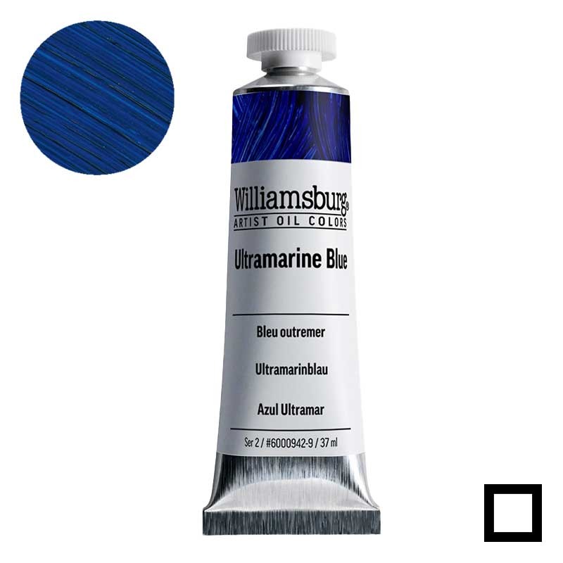 Farba olejna Williamsburg Artist Oil Colors 37 ml 0942 Ultramarine Blue 01