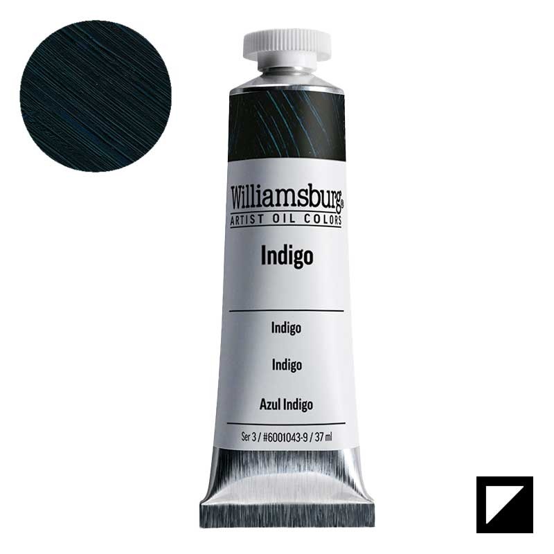 Farba olejna Williamsburg Artist Oil Colors 37 ml 1043 Indigo 01