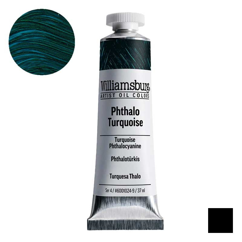 Farba olejna Williamsburg Artist Oil Colors 37 ml 1024 Phthalo Turquoise 01