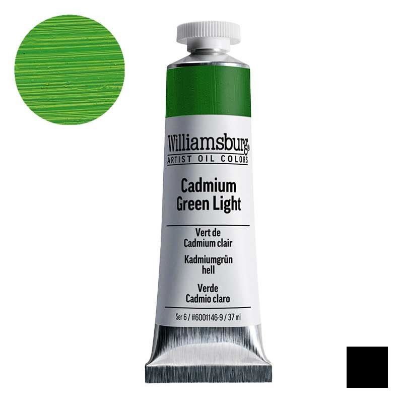 Farba olejna Williamsburg Artist Oil Colors 37 ml 1146 Cadmium Green Light 01