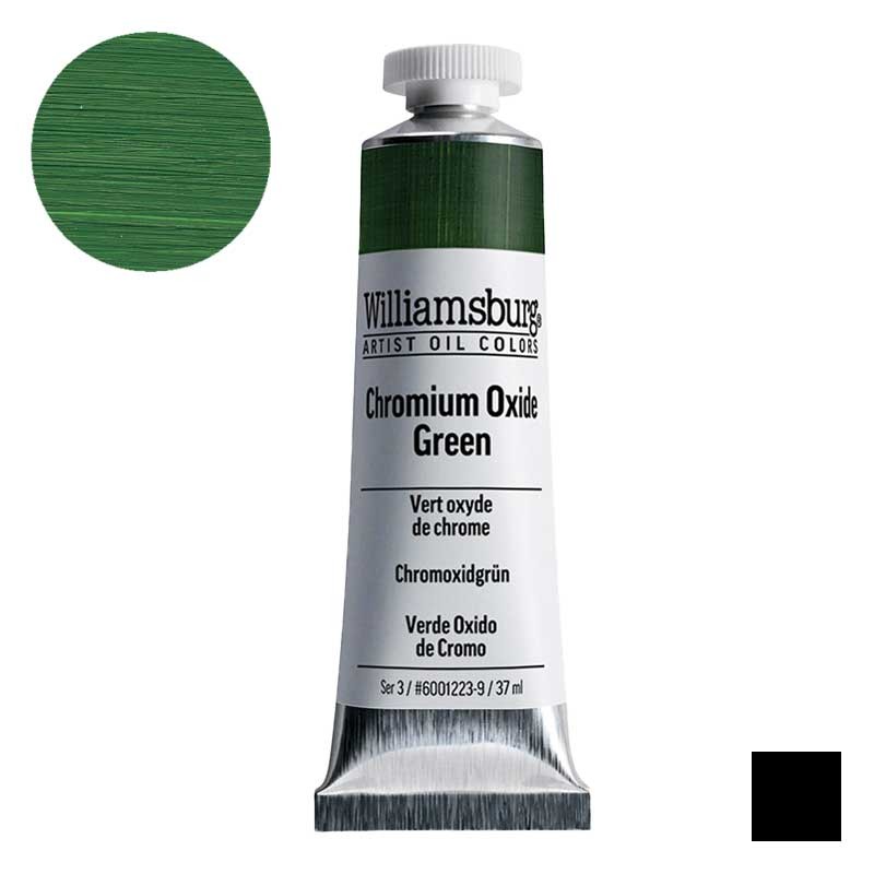 Farba olejna Williamsburg Artist Oil Colors 37 ml 1223 Chromium Oxide Green 01