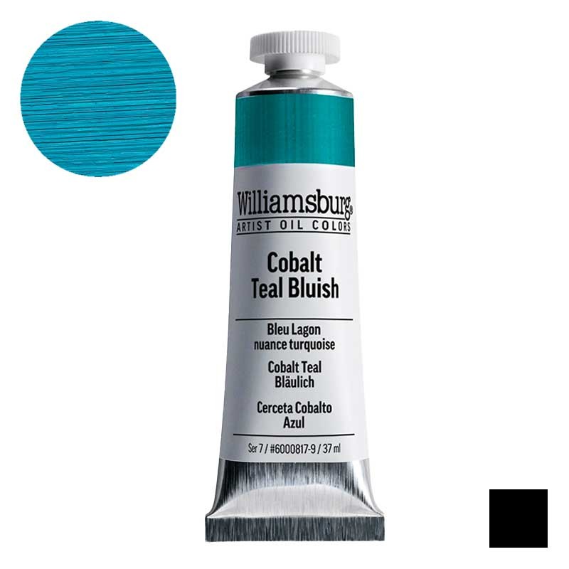 Farba olejna Williamsburg Artist Oil Colors 37 ml 0817 Cobalt Teal Bluish 01