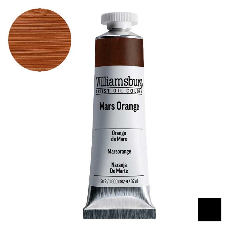 Farba olejna Williamsburg Artist Oil Colors 37 ml 1382 Mars Orange 01
