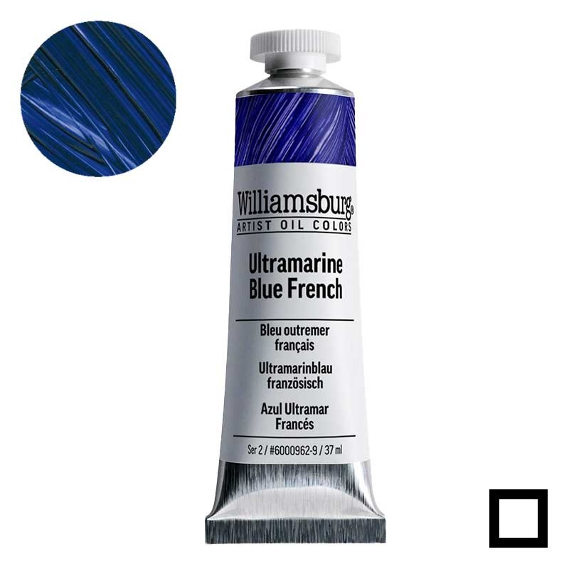Farba olejna Williamsburg Artist Oil Colors 37 ml 0962 Ultramarine Blue French 01