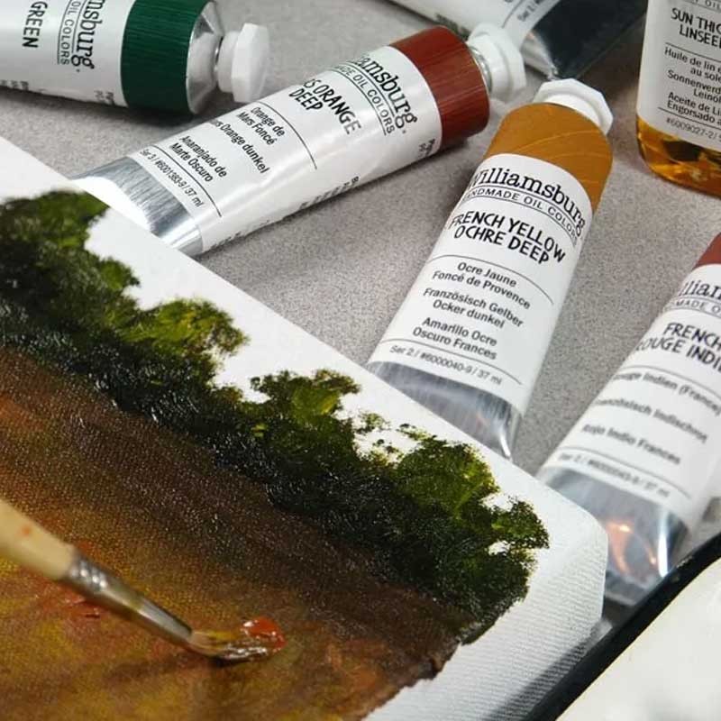 Farba olejna Williamsburg Artist Oil Colors 37 ml 1732 Cold Black 05