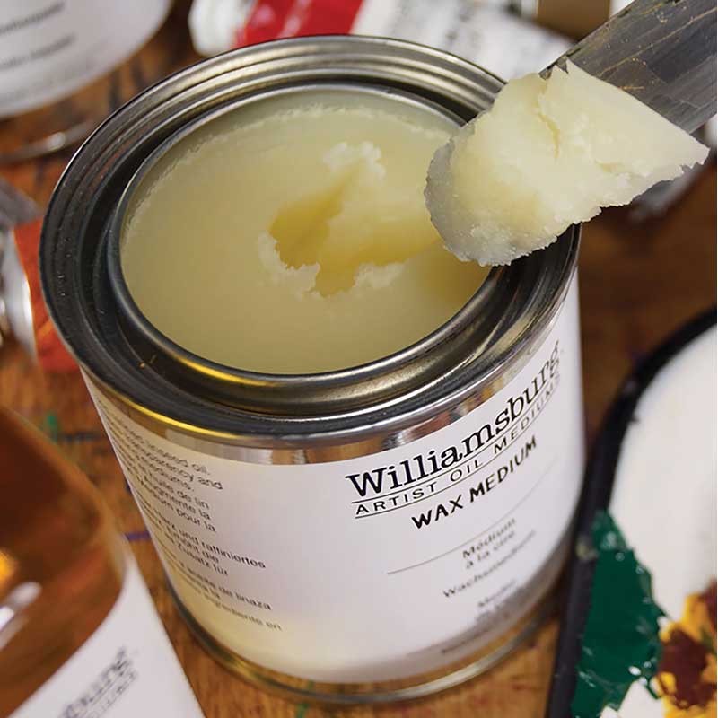 Medium woskowe do farb olejnych Williamsburg Wax Medium 473 ml 02