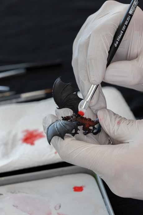 Pędzle syntetyczne do malowania figurek da Vinci Dry Brush zestaw 4179 - 3 szt.03