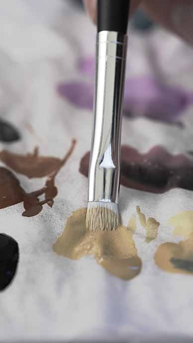 Pędzle syntetyczne do malowania figurek da Vinci Dry Brush zestaw 4179 - 3 szt.05