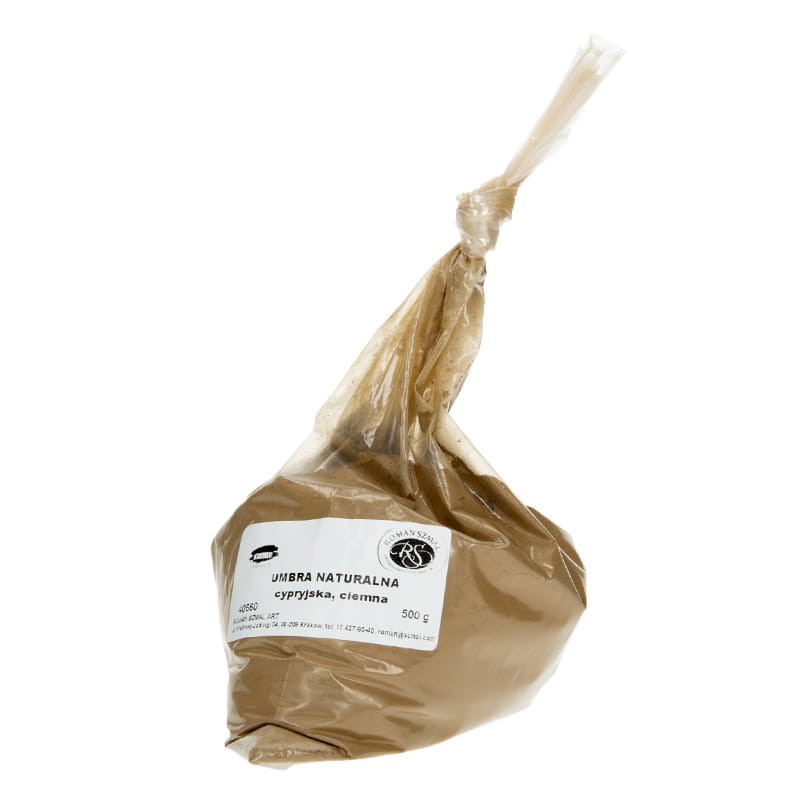 Pigment Umbra naturalna cypryjska ciemna 500g 40660 Szmal  03
