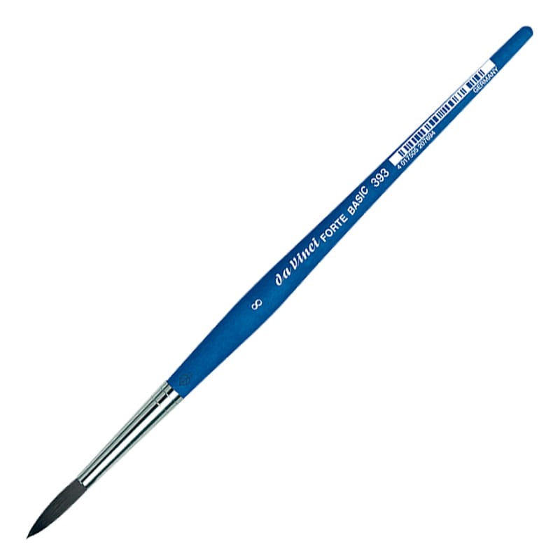 Pędzel-syntetyczny-da-Vinci-Forte-Basic-seria-393-okrągły-rozm.-8