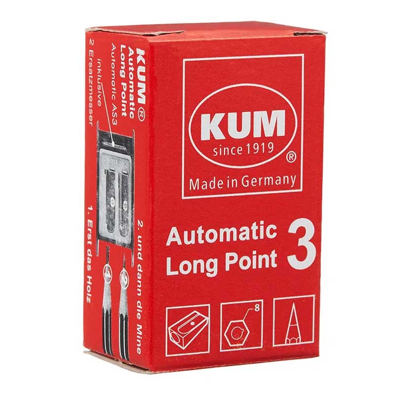 Temperówka KUM Automatic Long Point AS3 czarna 07