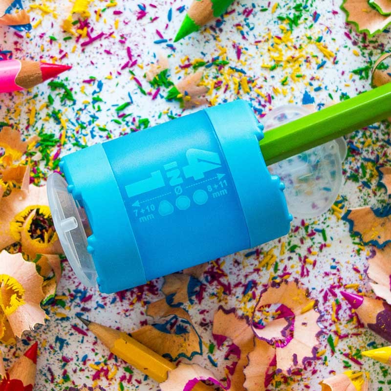 Temperówka KUM 4 w 1 perłowy róż 02