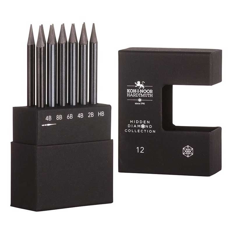 Ołówki Progresso 8916 Hidden Diamond zestaw 12 szt. 01