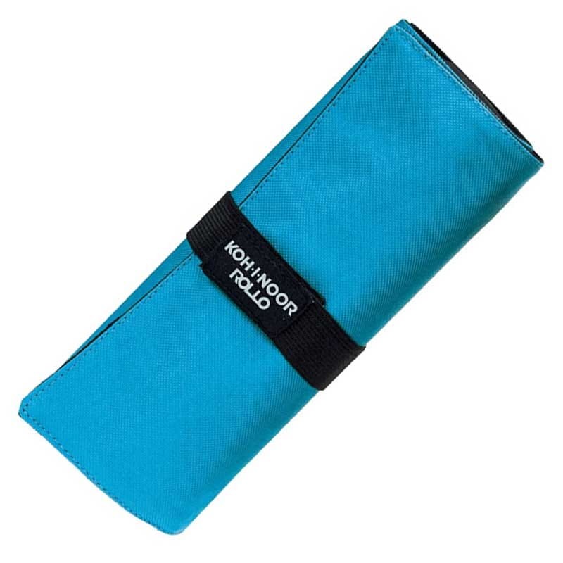 Piórnik zwijany Koh-I-Noor na 24 kredki niebieski 01