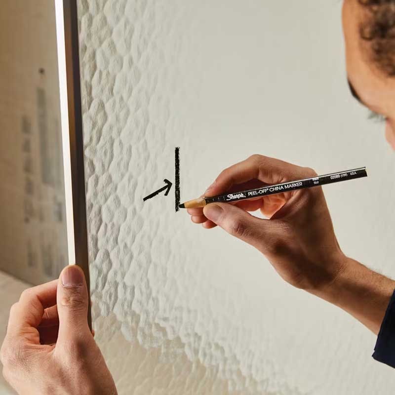 Marker woskowy dermatograf Peel-Off Sharpie China Marker Czarny 03