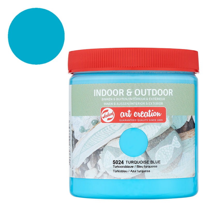 Farba Indoor & Outdoor Opaque Art Creation 250 ml - 5024 Turquoise blue