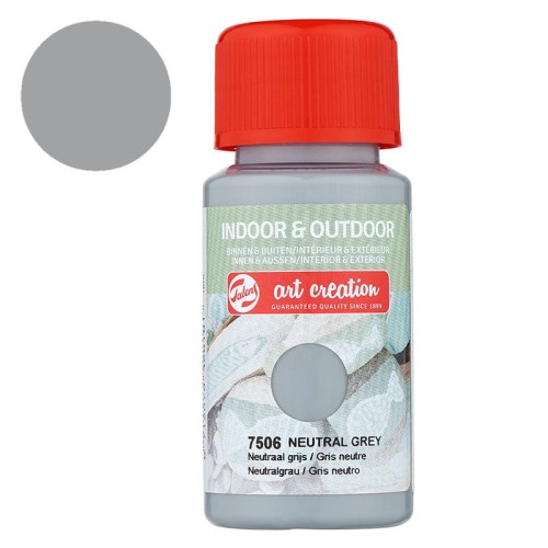 Farba Indoor & Outdoor Opaque Art Creation 50 ml - 7506  Neutral grey