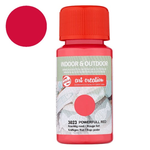 Farba Indoor & Outdoor Opaque Art Creation 50 ml - 3023 Powerfull red