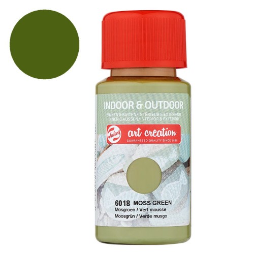 Farba Indoor & Outdoor Opaque Art Creation 50 ml - 6018 Moss green
