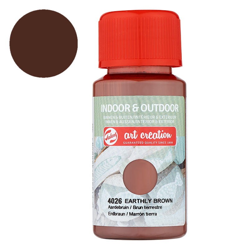 Farba-Indoor-&-Outdoor-Opaque-Art-Creation-50-ml-4026-Earthly-brown-01