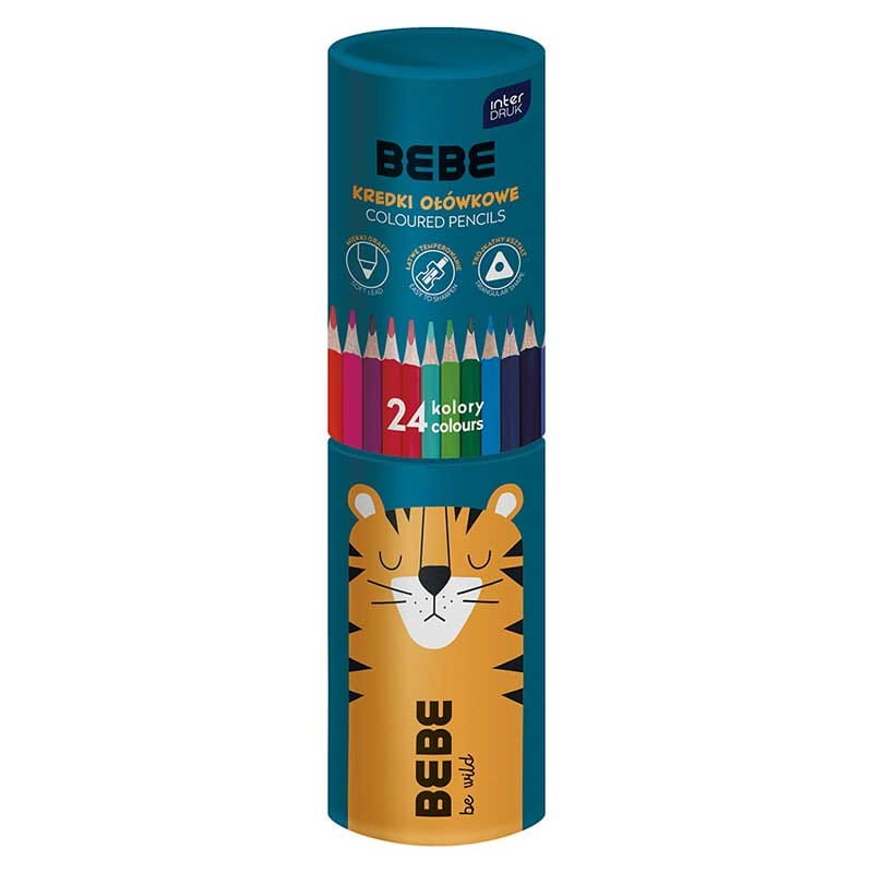 Kredki-trójkątne-BEBE-Friends-zestaw-12-kolorów-tuba-tygrys-01.jpg