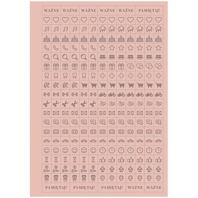 Notatnik Bullet Journal Interdruk Żurawie A5 224 ark. spirala 03