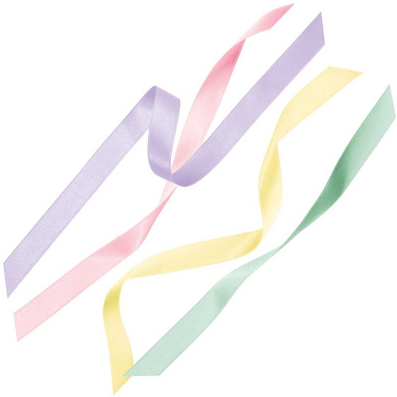 Wstążki Interdruk zestaw 4 szt. Pastel 02